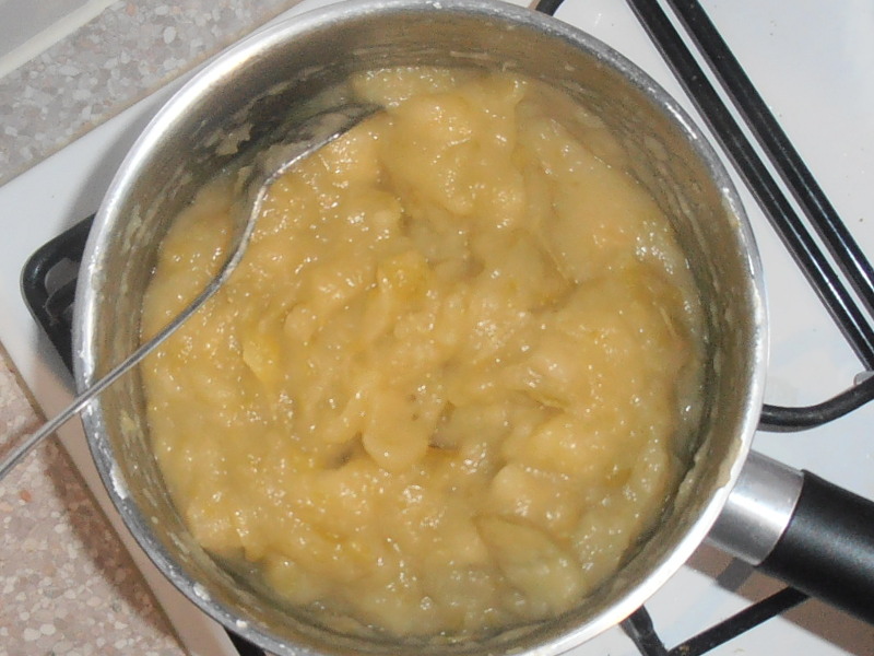 applesauce, cooked